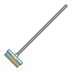 drying mop isolated icon vector illustration design