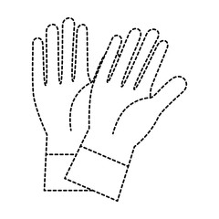 Obraz premium rubber gloves isolated icon vector illustration design