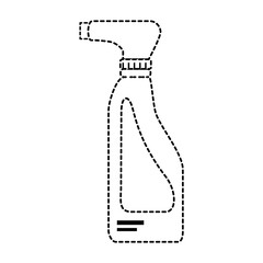 cleaner splash bottle laundry product vector illustration design