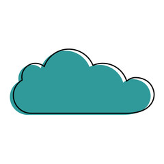 clouds sky isolated icon vector illustration design