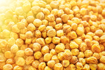 Background of the dried fruit in the store.