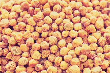 Background of the dried fruit in the store.