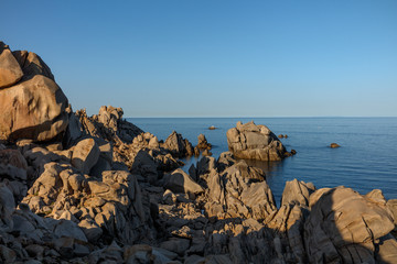 Fototapeta na wymiar Capo Testa, Sardinia, Italy