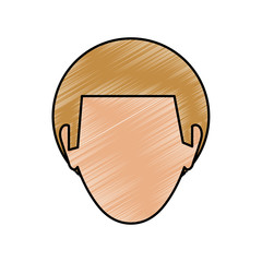 avatar man icon over white background colorful design vector illustration