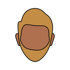 avatar man icon over white background vector illustration