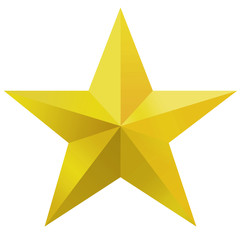 étoile jaune d'or