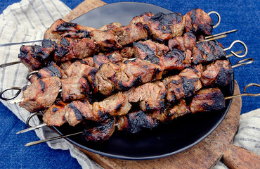 Grilled kebabs