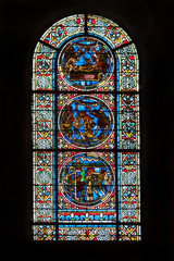 Vitrage of Saint Julian of Le Mans cathedral, Le Mans, France