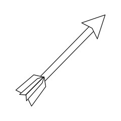 arrow icon over white background vector illustration