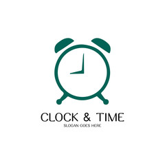 Clock logo vector art