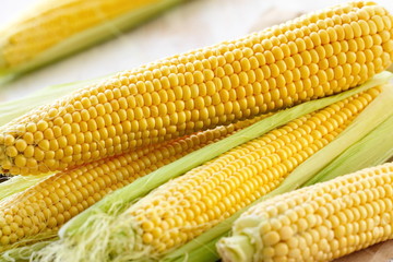 Fresh raw corn