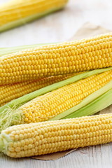 Fresh raw corn