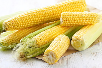 Fresh raw corn