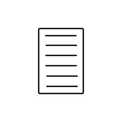 linear file icon