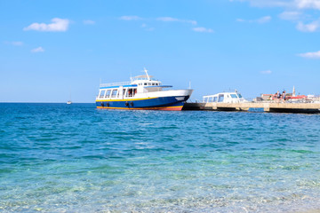 Obraz premium View of beautiful seascape on summer day