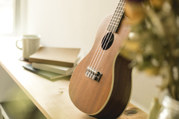 ukulele アンティーク調のウクレレ
