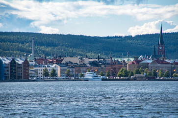 Fototapeta premium Sundsvall från Skönsberg
