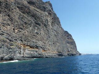 Fototapeta na wymiar Impressive view of the Cliffs of the Giants, Tenerife