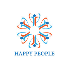 happy people business logo