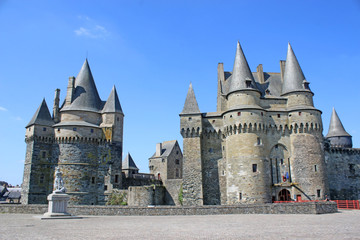 Fototapeta na wymiar Vitre Castle, France