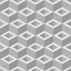 Fototapeta na wymiar abstract boxes 3D seamless pattern background