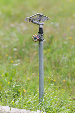 Sprinkler system in the Austrian Alps