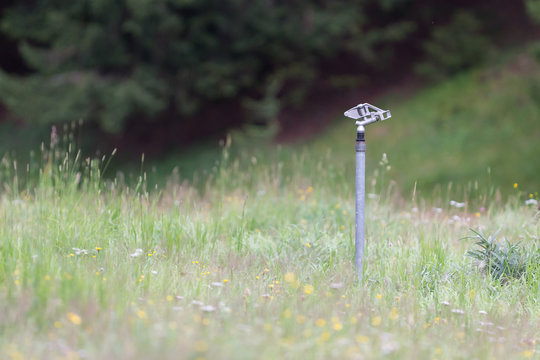 Sprinkler system in the Austrian Alps