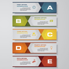 Design clean number banners template/graphic or website layout. Vector.