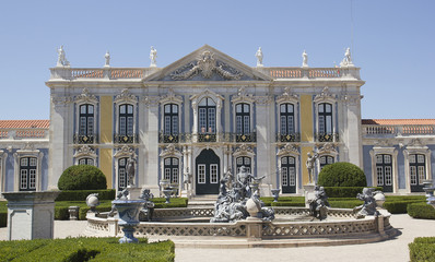 Obraz premium The castle of Queluz in Portugal.