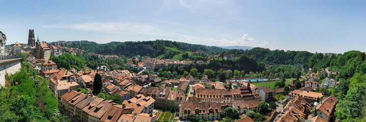 top view of  Fribourg