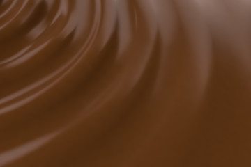 チョコレート色のクリームテクスチャCG