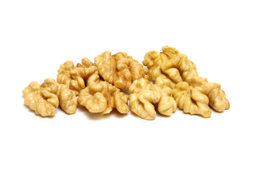 Walnuts isolated on white