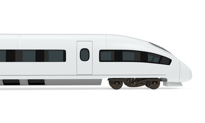Intercity Train Isolated