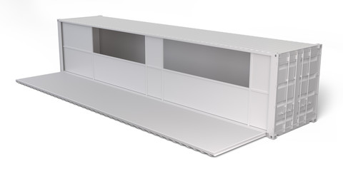 Containers 3D Rendering