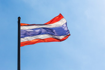 Thailand flag clear sky
