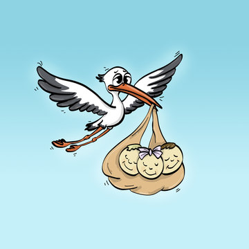Drillinge Storch