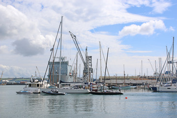 Fototapeta na wymiar Falmouth Harbour
