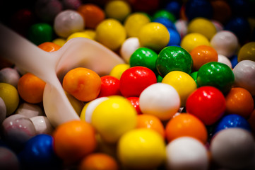 Fototapeta na wymiar Colored candies