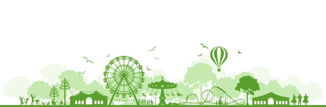 Silhouette Volksfest