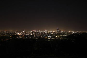 Fototapeta na wymiar 仙台市の夜景