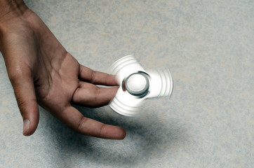 Fidget spinner or hand spinner toy