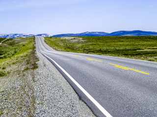 Finnmark, Strasse, Norwegen