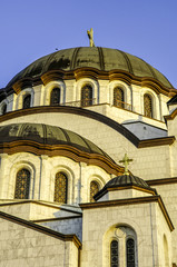 Beograd, Kirche des Heiligen Sava im Stadtteil Vracar, Serbien-M
