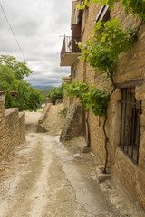 The town of Gallipienzo de Navarra in Spain