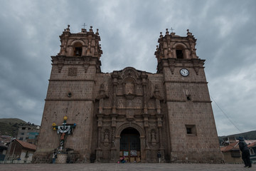 Fototapeta na wymiar Kathedrale von Puno, Peru
