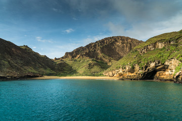 Bucht von Punta Pitt an der Nordküste von Isla San Cristobal, Galapagos