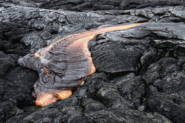 Lava Flow on Kilauea