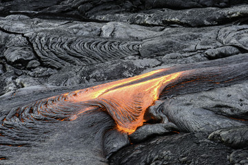 Lava Flow on Kilauea