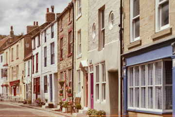 Fototapeta premium Staithes village main street