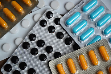 Pills medicaments shilajit health background 1